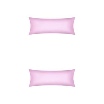 2 pc Satin Pillow Cases for Hair and Skin Breathable, Cooling Pillow Covers with Envelope Closure