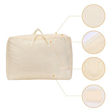 2 Pack Foldable Clothes Storage Bags with Handles for Organizing Clothing, Comforter