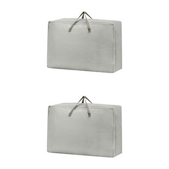 2 Pack Foldable Clothes Storage Bags with Handles for Organizing Clothing, Comforter