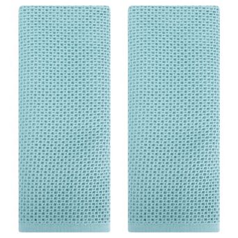 Cotton Hand Towel Set, Waffle Hand Towels, Soft Towels for Bathroom, Hotel and Spa 2 Pack 13" x 30"