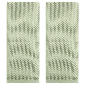 Cotton Hand Towel Set, Waffle Hand Towels, Soft Towels for Bathroom, Hotel and Spa 2 Pack 13" x 30"