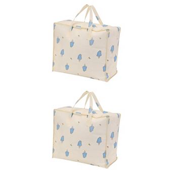 2 Pack Clothes Storage, Foldable Moving Bags for Organizing, and Storage with Handles
