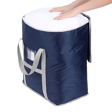 2 Pack Storage Bags, Moving Bags for Organizing Clothing, Closet Organizers and Storage with Handles