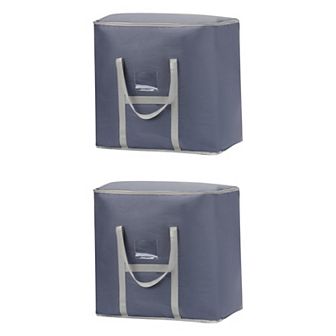2 Pack Storage Bags, Moving Bags for Organizing Clothing, Closet Organizers and Storage with Handles