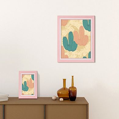 Picture Frames Distressed Photo Frame for Gallery Wall Mounting or Tabletop Display Pink 3.5x5