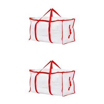 2 Pack Clothes Storage, Storage Bags, Moving Bags for Organizing Comforter and Storage with Handles
