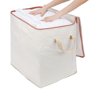 2 Pcs Storage Bags, Moving Bags for Organizing Clothing, Bedroom, Closet Organizers with Handles