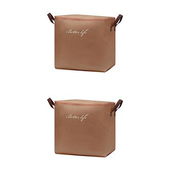 2 pc Storage Bags, Moving Bags for Organizing Clothing, Bedroom, Closet Organizers with Handles