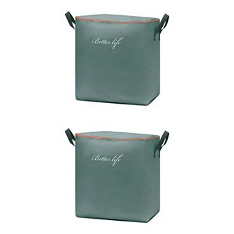 2 pc Storage Bags, Moving Bags for Organizing Clothing, Bedroom, Closet Organizers with Handles