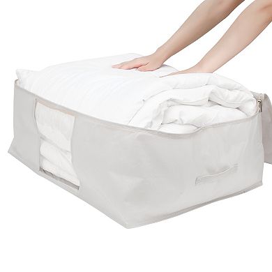 2 Pack Clothes Storage, Moving Bags for Clothes, Closet Organizers and Storage with Handles