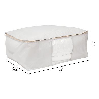 2 Pack Clothes Storage, Moving Bags for Clothes, Closet Organizers and Storage with Handles