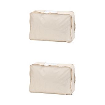 2 Pack Clothes Storage, Moving Bags for Clothes, Closet Organizers and Storage with Handles