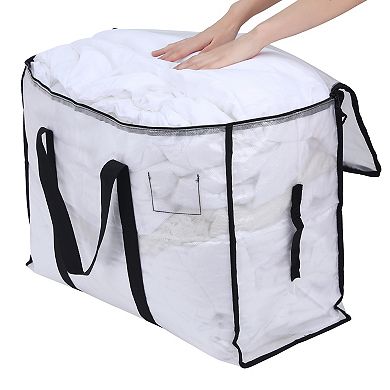 2 Pack Clothes Storage, Foldable Storage Bags, Moving Bags for Organizing Clothes