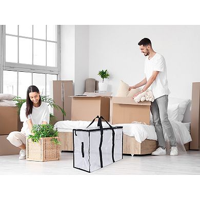 2 Pack Clothes Storage, Foldable Storage Bags, Moving Bags for Organizing Clothes