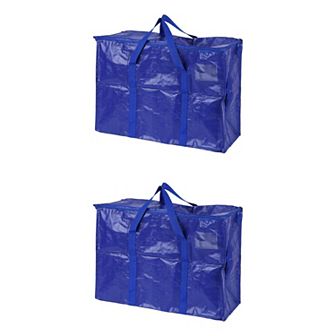2 Pack Clothes Storage, Foldable Storage Bags, Moving Bags for Organizing Clothes