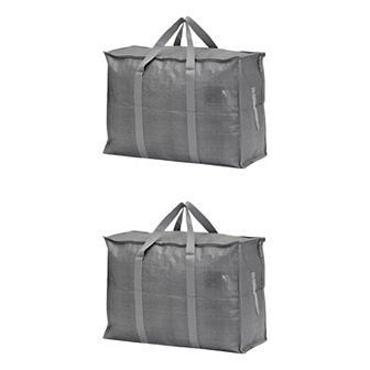 2 Pack Clothes Storage, Foldable Storage Bags, Moving Bags for Organizing Clothes