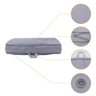 2 Pack Foldable Cloth Storage, Moving Bags for Organizing Clothing, Storage Containers with Handles