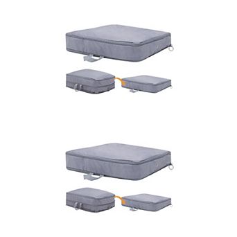 2 Pack Foldable Cloth Storage, Moving Bags for Organizing Clothing, Storage Containers with Handles