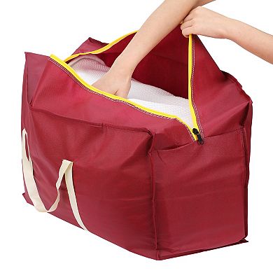 2 Pack Clothes Storage, Moving Bags for Organizing Clothing, Closet Organizer with Handles