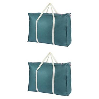 2 Pack Clothes Storage, Moving Bags for Organizing Clothing, Closet Organizer with Handles