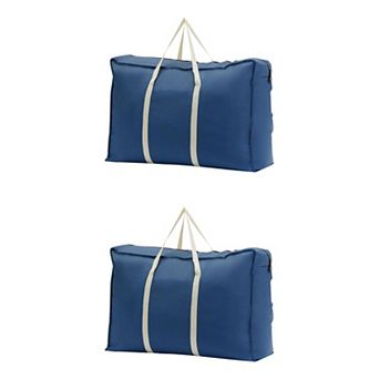 2 Pack Clothes Storage, Moving Bags for Organizing Clothing, Closet Organizer with Handles