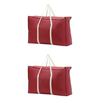 2 Pack Clothes Storage, Moving Bags for Organizing Clothing, Closet Organizer with Handles