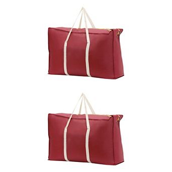 2 Pack Clothes Storage, Moving Bags for Organizing Clothing, Closet Organizer with Handles