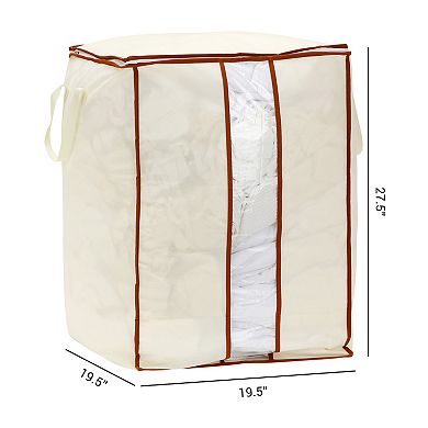 2 Pack Cloth Storage, Moving Bag for Organizing Clothing, Closet Organizer and Storage with Handles