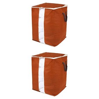 2 Pack Cloth Storage, Moving Bag for Organizing Clothing, Closet Organizer and Storage with Handles