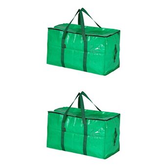 2 pc Clothes Storage Bags with Handles, Moving Bags for Organizing Clothing, Closet Organizers