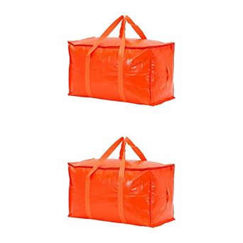 2 pc Clothes Storage Bags with Handles, Moving Bags for Organizing Clothing, Closet Organizers
