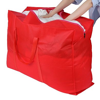2 Pack Clothes Storage, Moving Bags for Organizing Closet Organizers and Storage with Handles
