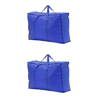 2 Pack Clothes Storage, Moving Bags for Organizing Closet Organizers and Storage with Handles