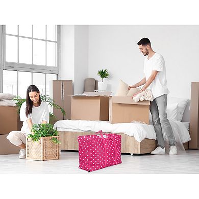 2 Pack Clothes Storage,Storage Bags,Moving Bags for Organizing Clothing,Comforter