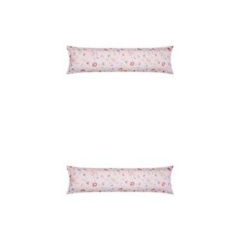 2 Packs Pillowcase for Hair and Skin Breathable, Floral Pillow Cases with Envelope Closure 20"x72"