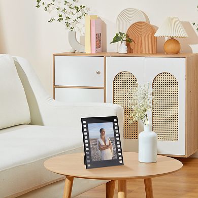 Glass Picture Frame for Photo and Prints, Horizontal and Vertical Photo Frames for Tabletop