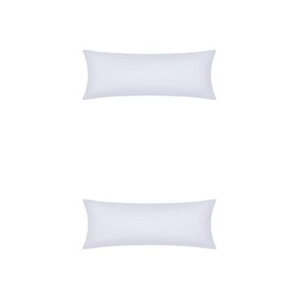 2 Packs Cotton Pillow Cases, Cooling Pillow Covers with Envelope Closure, Gift for Women Men