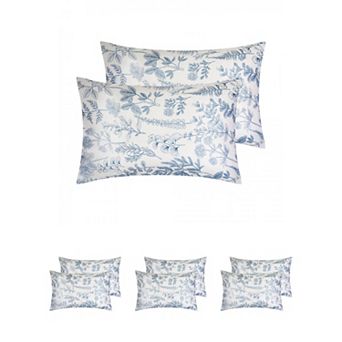 4 Packs Pillowcase for Hair and Skin Breathable, Soft Floral Pillow Cases with Envelope Closure