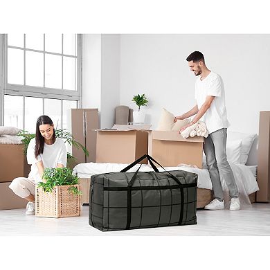 2 Pack Clothes Storage, Foldable Storage Bags with Handles, Moving Bags for Organizing Clothes