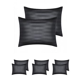 Satin Pillow Case Set of 4 for Hair and Skin Breathable, Cooling Pillow Covers with Envelope Closure