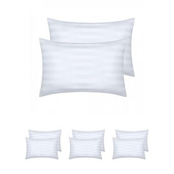 Satin Pillow Case Set of 4 for Hair and Skin Breathable, Cooling Pillow Covers with Envelope Closure