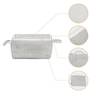 2 Pcs Foldable Storage Bags, Clothes Storage for Organizing Clothing, Closet Organizers with Handles
