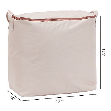 2 Pack Foldable Storage Bags with Handles for Organizing Clothes, Comforter