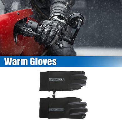 1 Pair Riding Warm Gloves Waterproof 4 Way Stretch Inner Gloves Winter Gloves