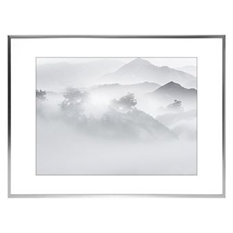 Aluminum Picture Frame Decor Photo Frame for Tabletop Display, and Wall Hanging Grey 24x32