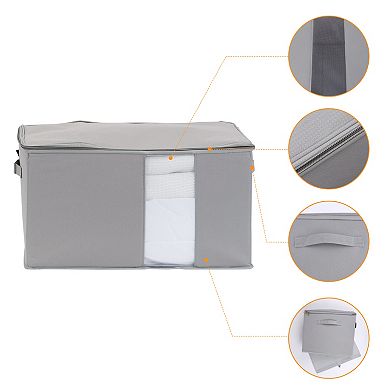 2 Pack Clothes Storage for Organizing Clothing, Closet Organizers and Storage with Handles