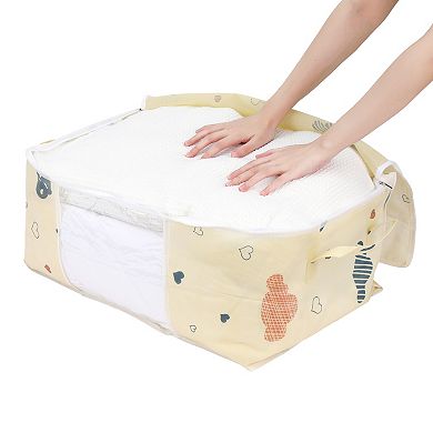 2 Pack Clothes Storage,Storage Bags,Moving Bags for Organizing Clothing,Comforters