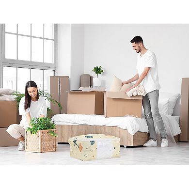 2 Pack Clothes Storage,Storage Bags,Moving Bags for Organizing Clothing,Comforters