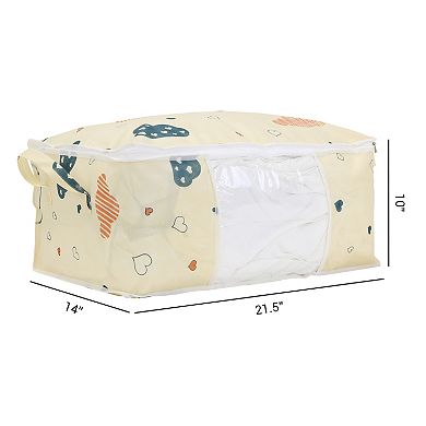 2 Pack Clothes Storage,Storage Bags,Moving Bags for Organizing Clothing,Comforters