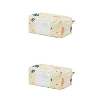 2 Pack Clothes Storage,Storage Bags,Moving Bags for Organizing Clothing,Comforters